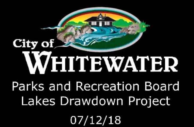 Lake drawdown 7-12-18