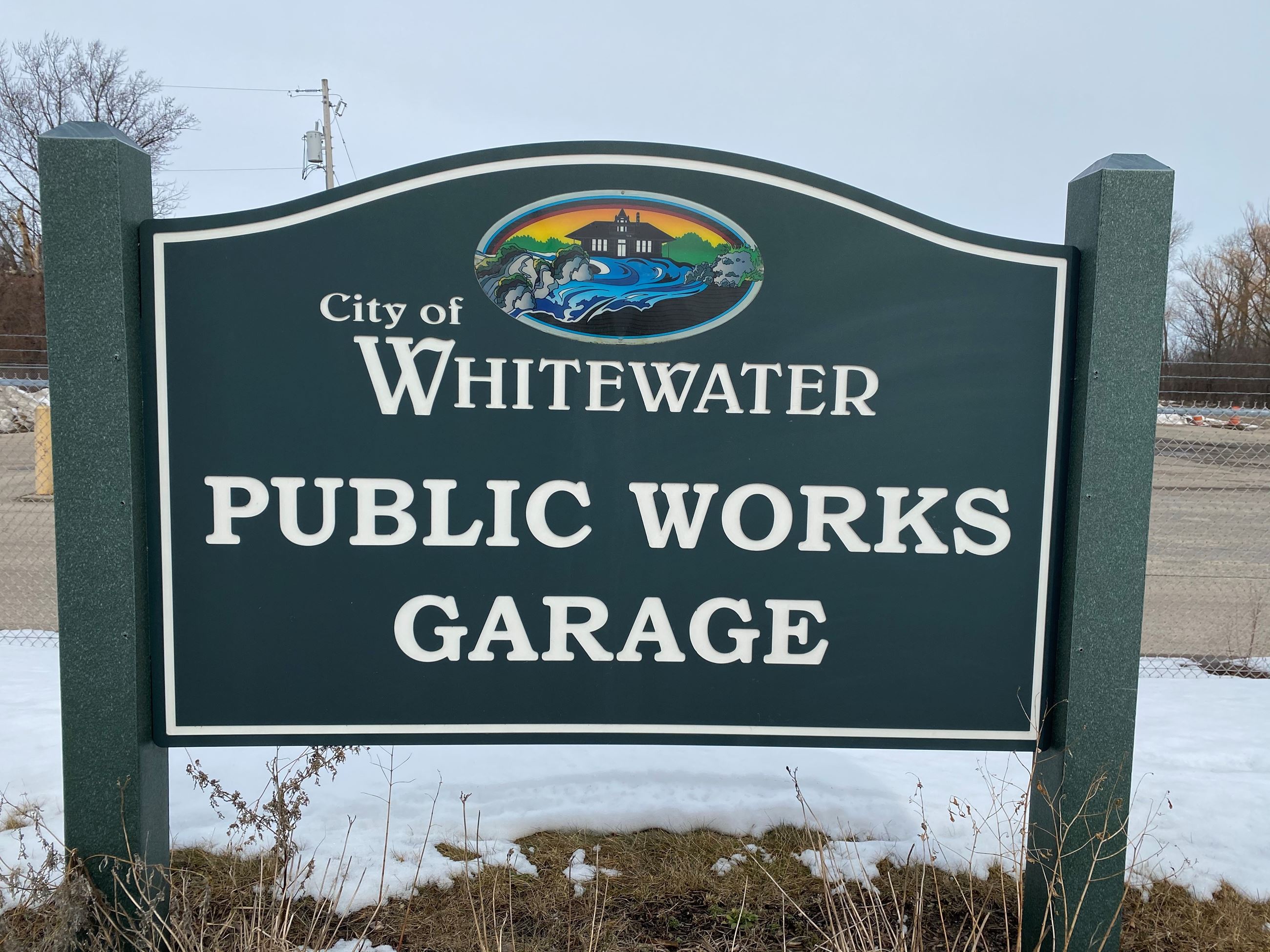 Streets Dept Picture of DPW Sign