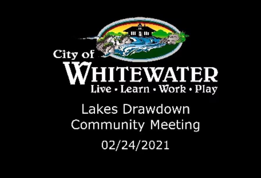 Lake Draw Down Video Image 02-24-21