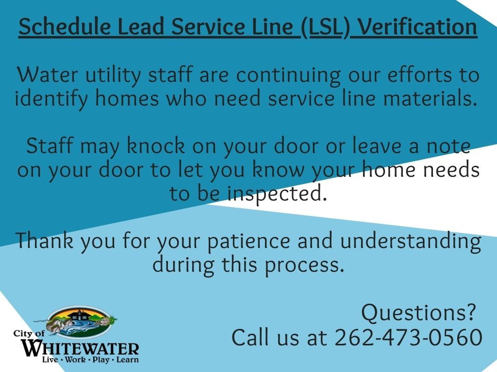 Schedule Lead Service Line